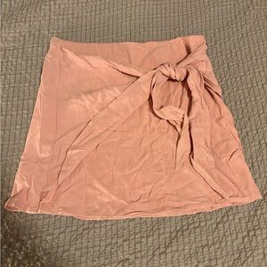 Blue Rain Blush Pink Mini Skirt size m NWT